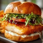 Crispy Fried Cod Sandwich