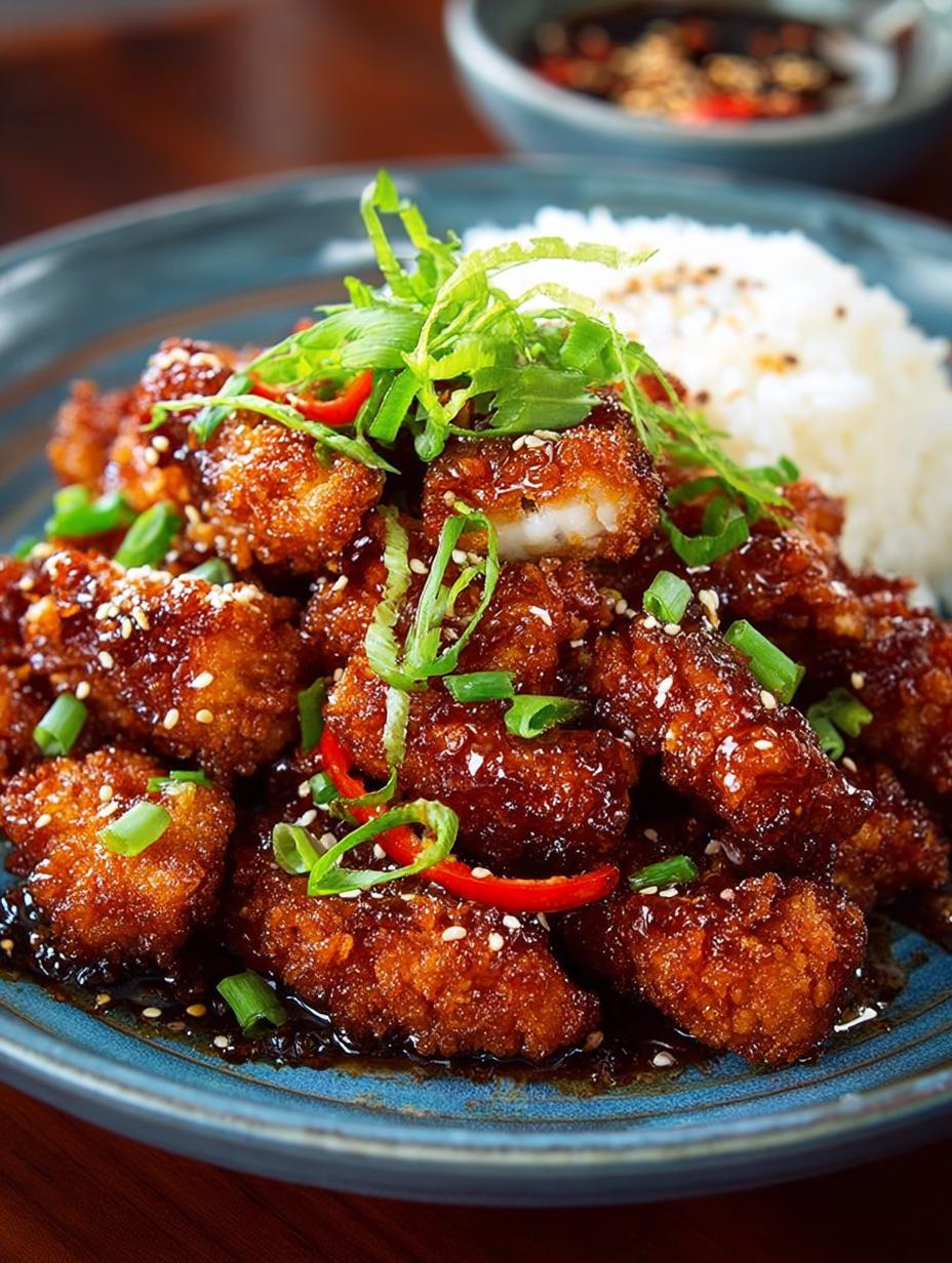 Crispy Ginger Chicken with
