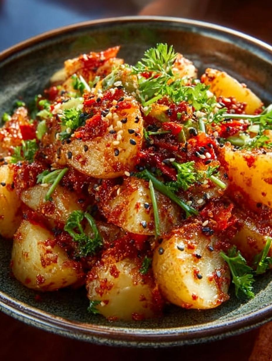 Crispy Gochujang Potato Salad: 5 Simple Steps - Crispy Gochujang Potato Salad - additional detail