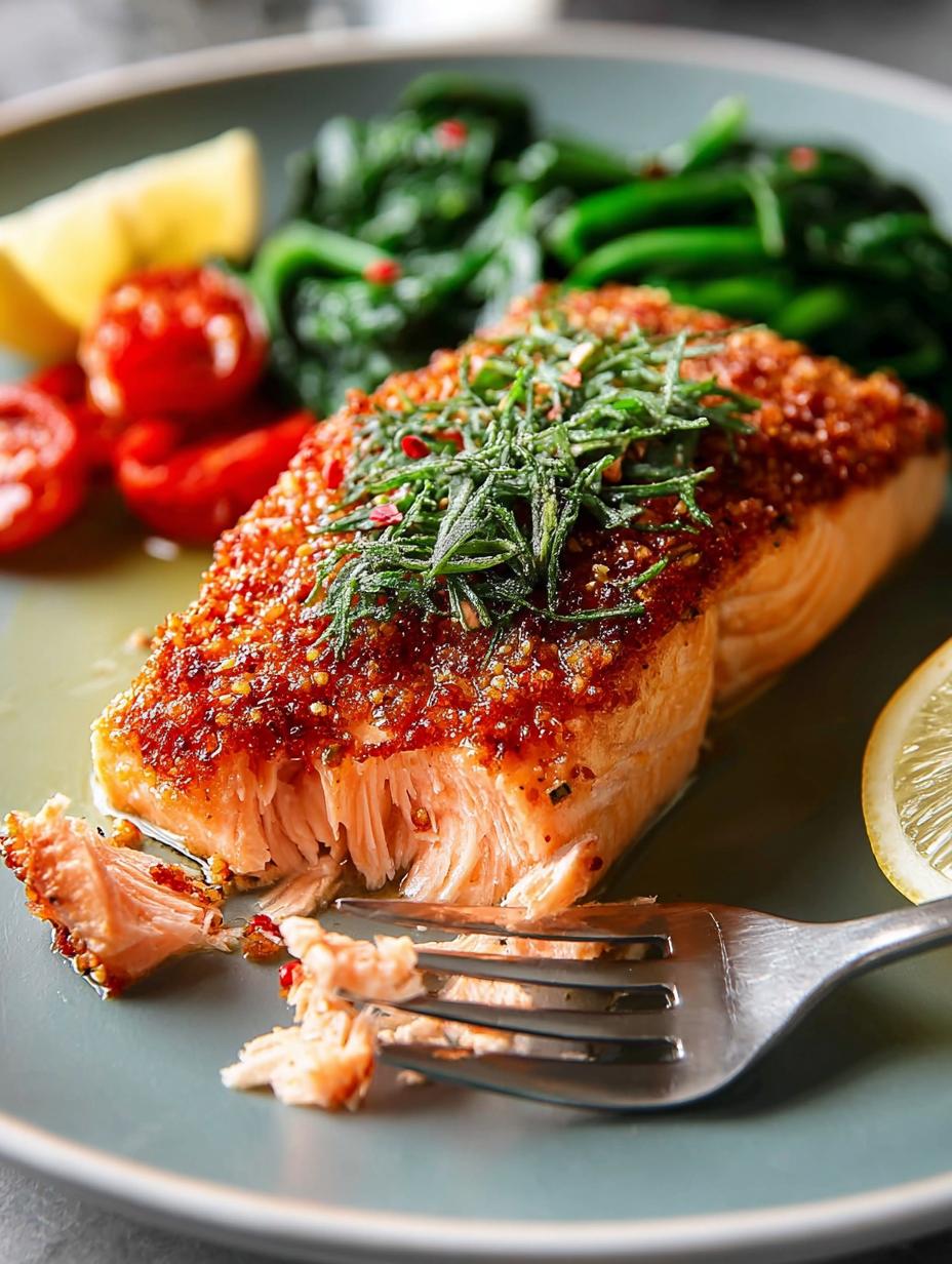 Crispy Pan Seared Salmon