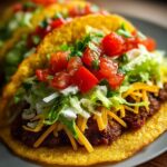 Crispy Smash Burger Tacos