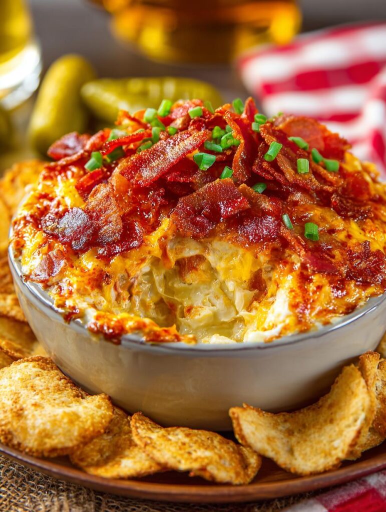 Crockpot Bacon Cheeseburger Dip