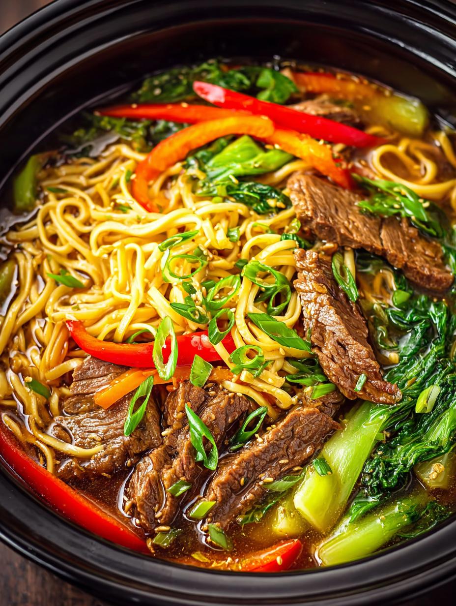 Delicious Crockpot Beef Mein You’ll Love Tonight - Crockpot Beef Mein - additional detail