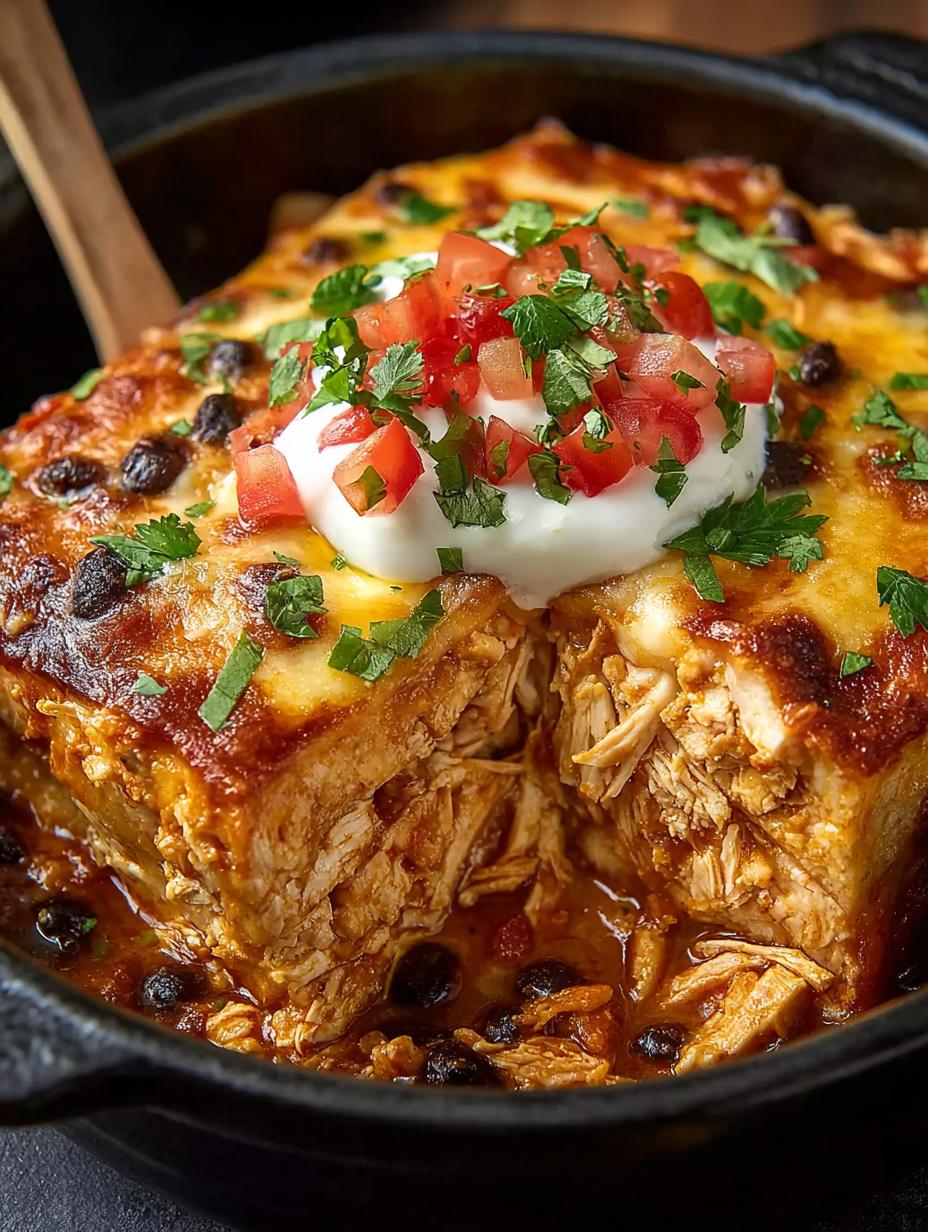 Crockpot Chicken Enchilada Casserole: 6 Easy Steps - Crockpot Chicken Enchilada Casserole - additional detail