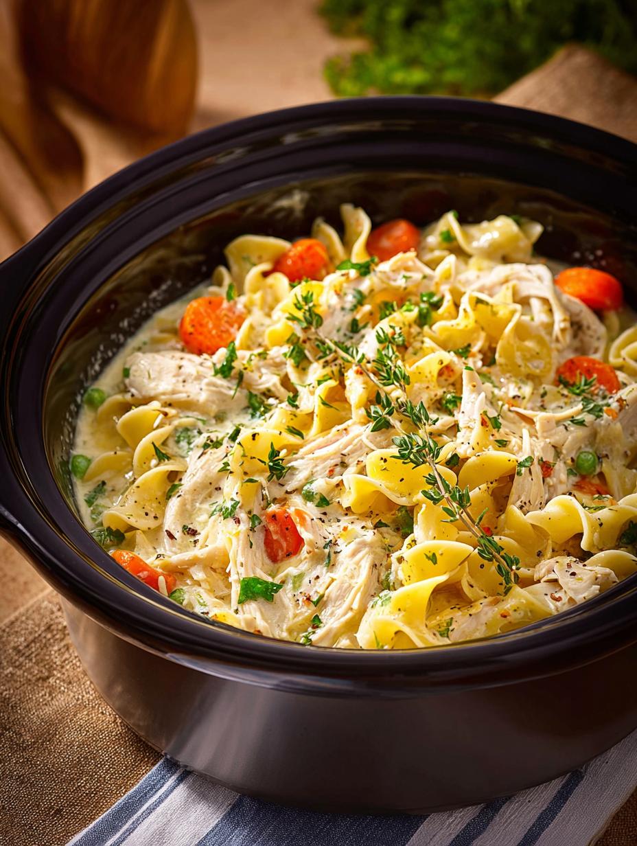 Crockpot Creamy Chicken Noodle: 7 Comforting Secrets - Crockpot Creamy Chicken Noodle - main visual representation