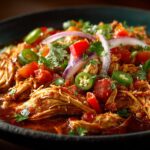 Crockpot Salsa Chicken with