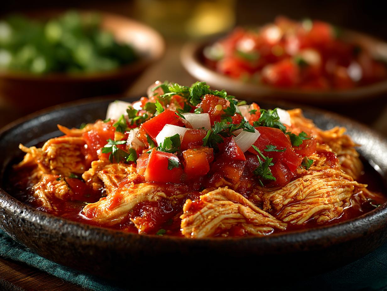 Crockpot Salsa Chicken with Melty Cheese Recipe - Crockpot Salsa Chicken with - additional detail