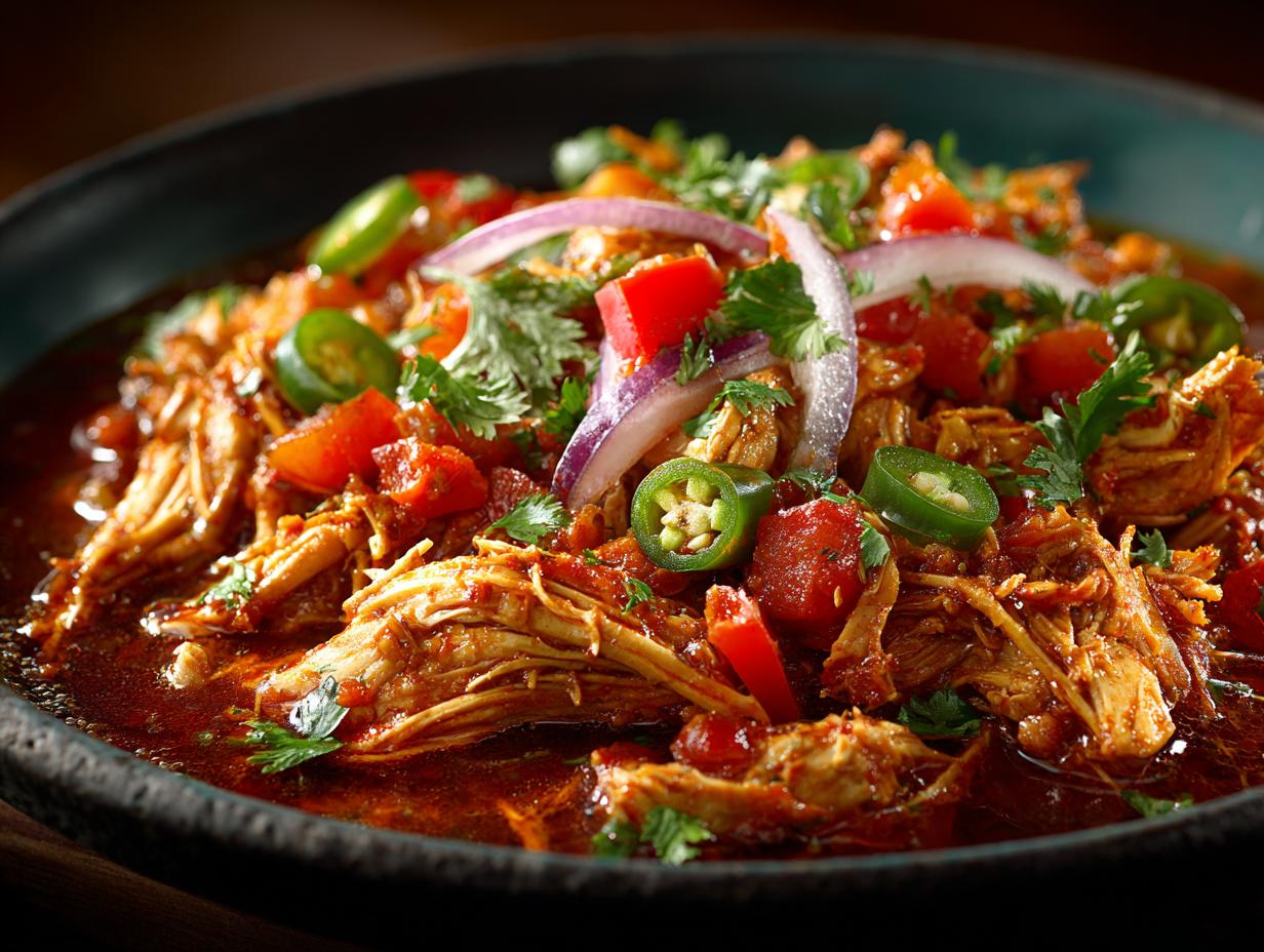 Crockpot Salsa Chicken with