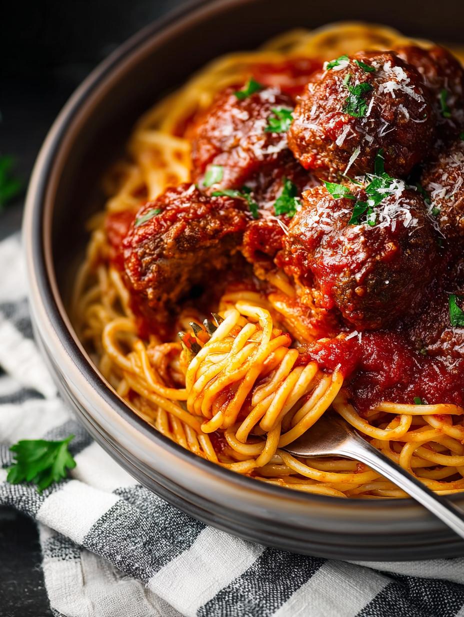 Crockpot Spaghetti Meatballs: 6 Hours to Comforting Bliss - Crockpot Spaghetti Meatballs - additional detail