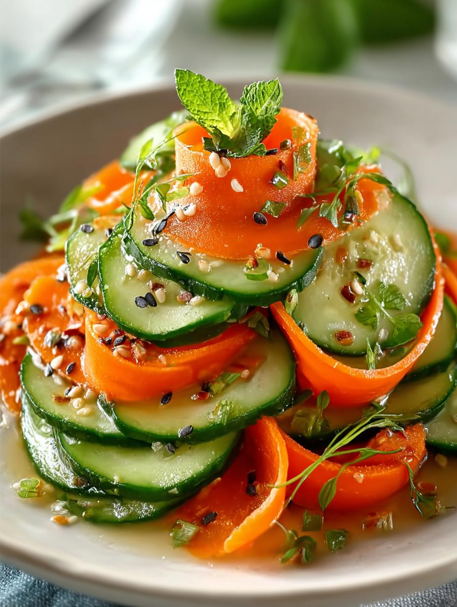 Cucumber Carrot Salad: 5 Refreshing Recipes to Try - Cucumber Carrot Salad - main visual representation