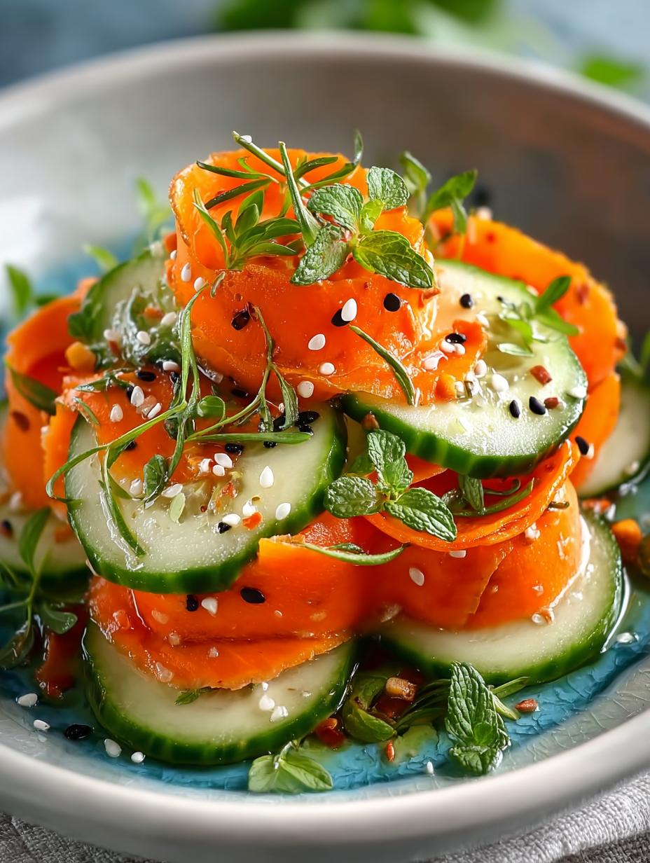 Cucumber Carrot Salad