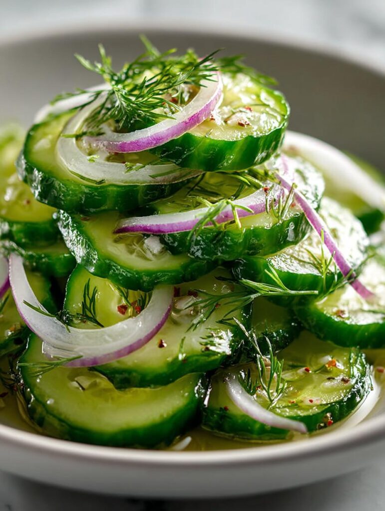 Cucumber Dill Salad Fresh
