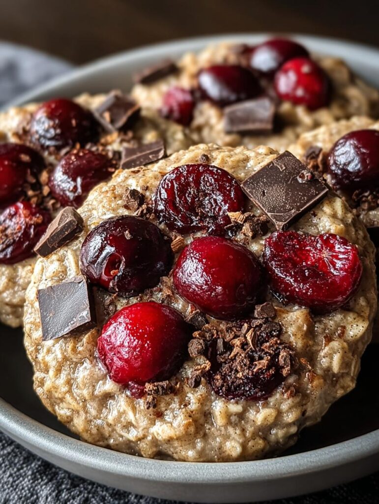 Dark Chocolate Cherry Oatmeal