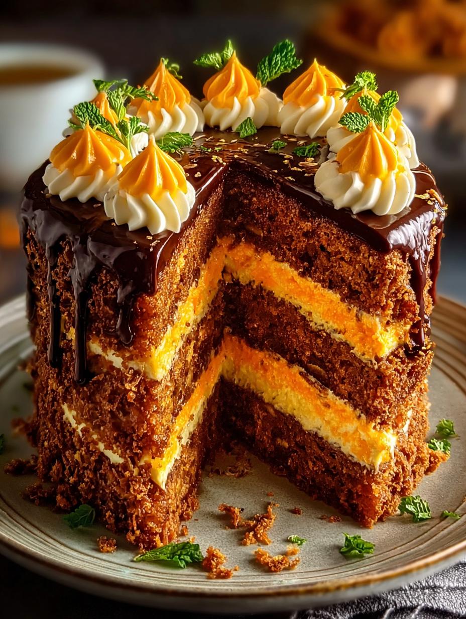 Decadent Brazilian Carrot Cake