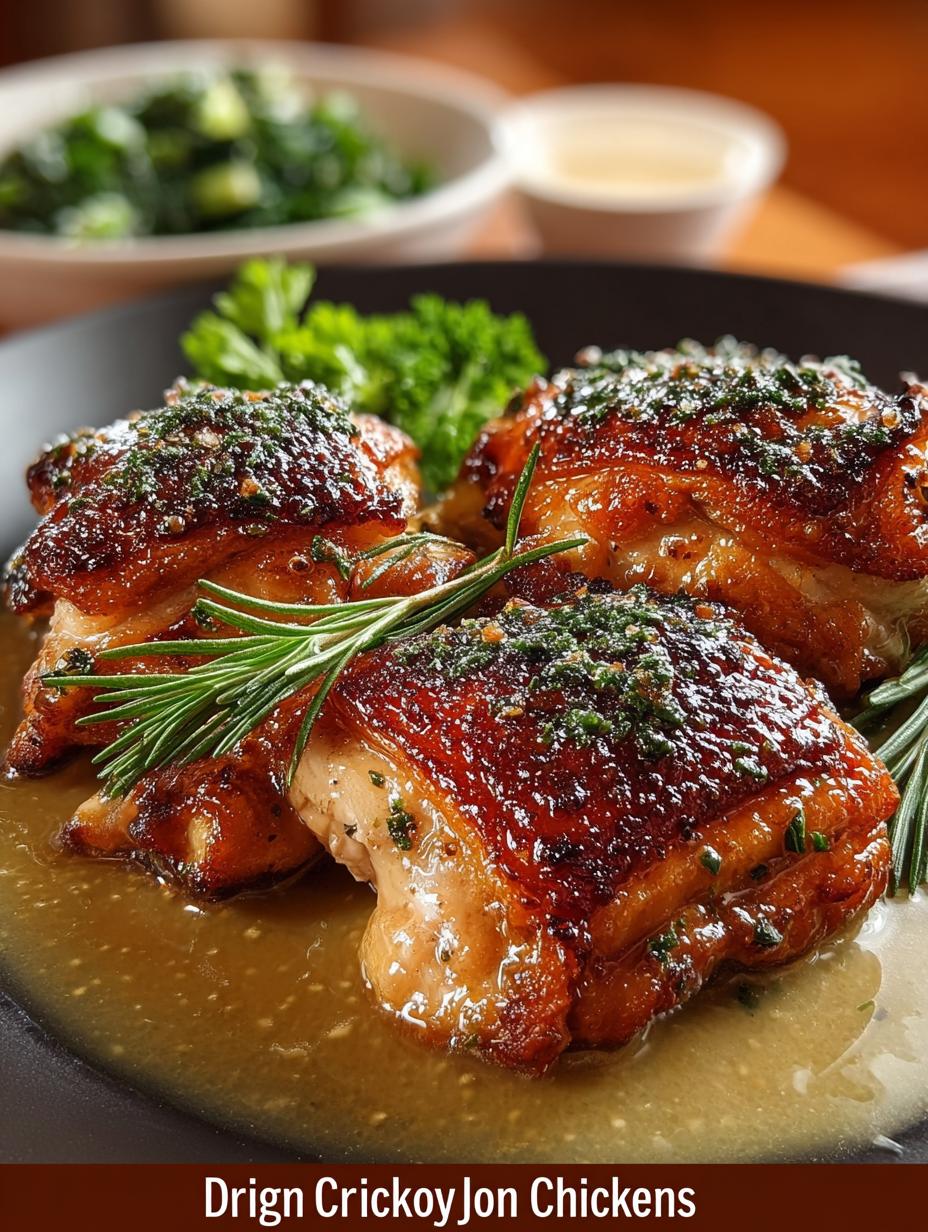 Dijon Chicken Thighs in Creamy Mustard Sauce - Dijon Chicken Thighs - main visual representation