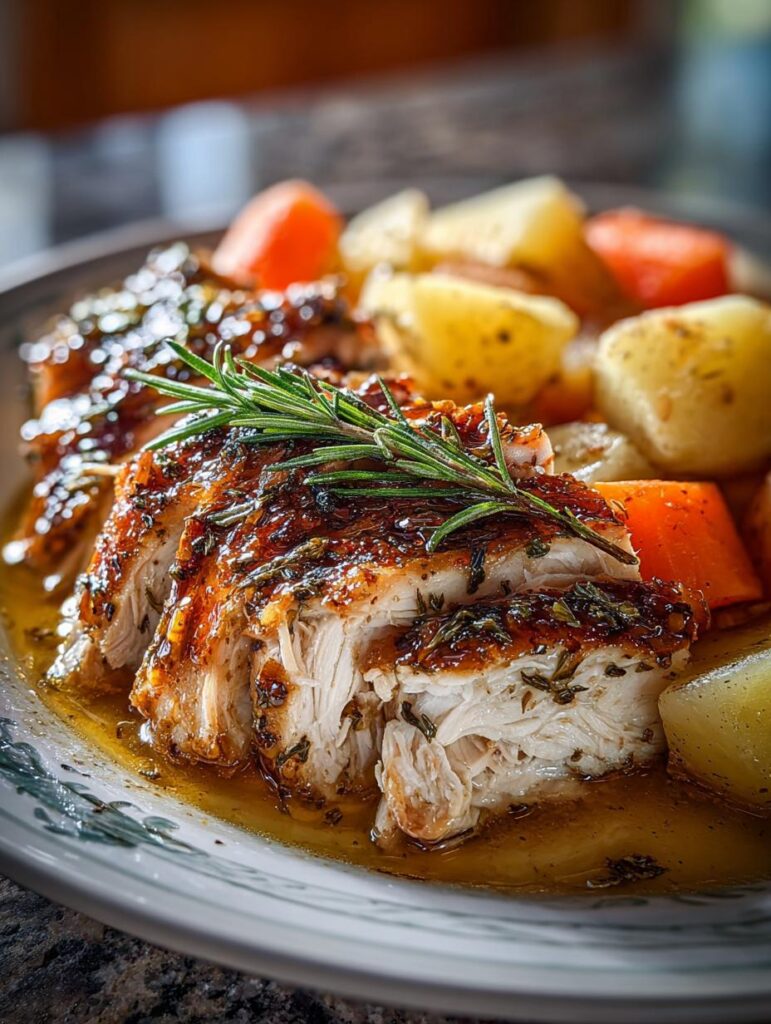 Dump Crockpot Chicken Dinner