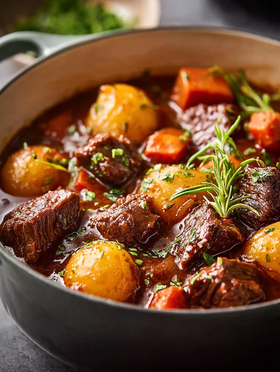 Hearty Dutch Oven Beef Stew: 6 Simple Steps to Comfort - Dutch Oven Beef Stew - additional detail