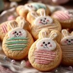 Easter Bunny Button Cookies