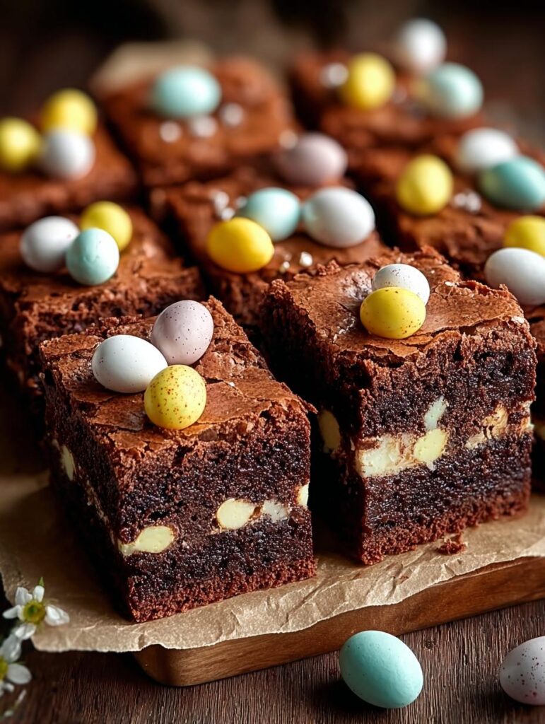 Easter Mini Egg Brownies