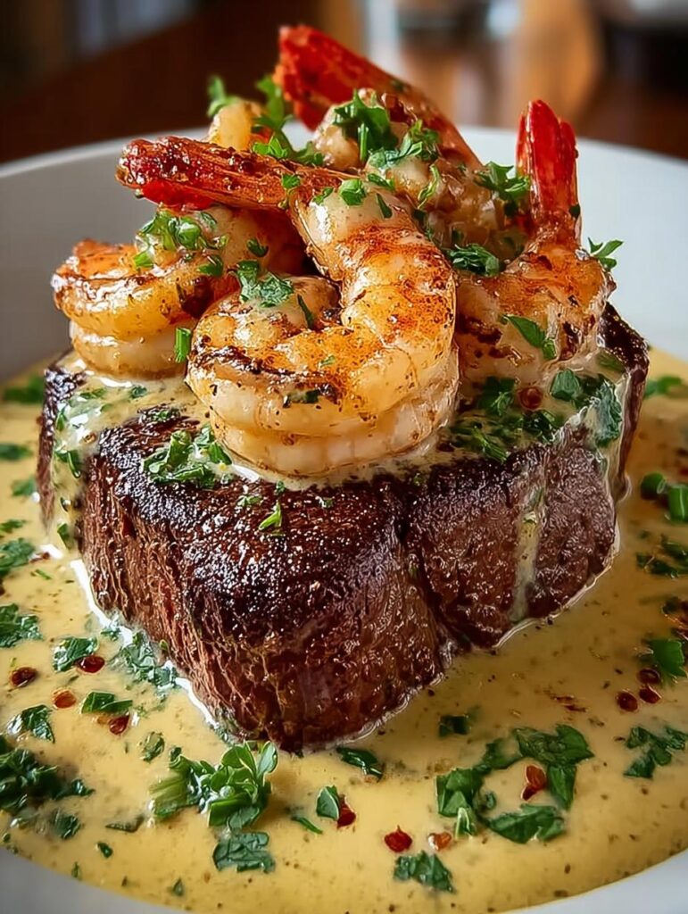 Filet Mignon Shrimp Lobster