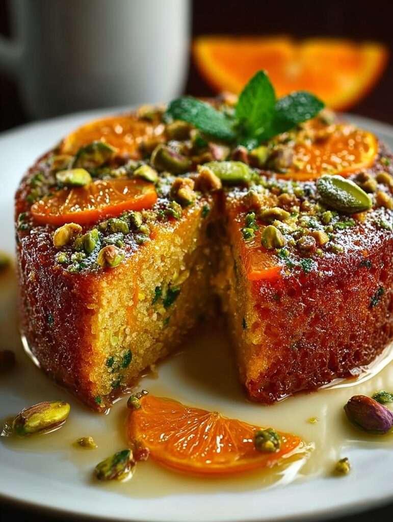 Flourless Orange Pistachio Almond