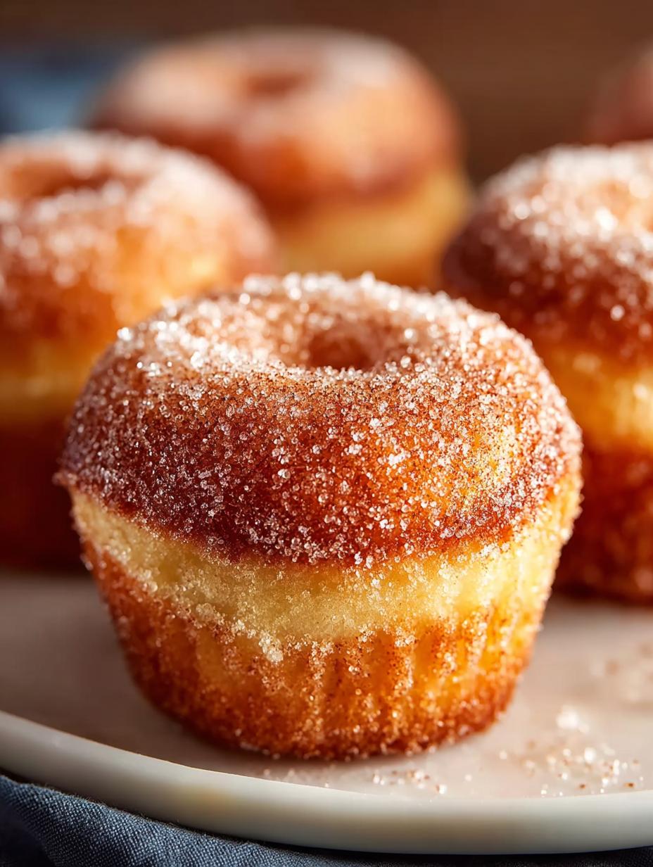 Fluffy Cinnamon Sugar Donut Muffins: 12 Irresistible Treats - Fluffy Cinnamon Sugar Donut - main visual representation