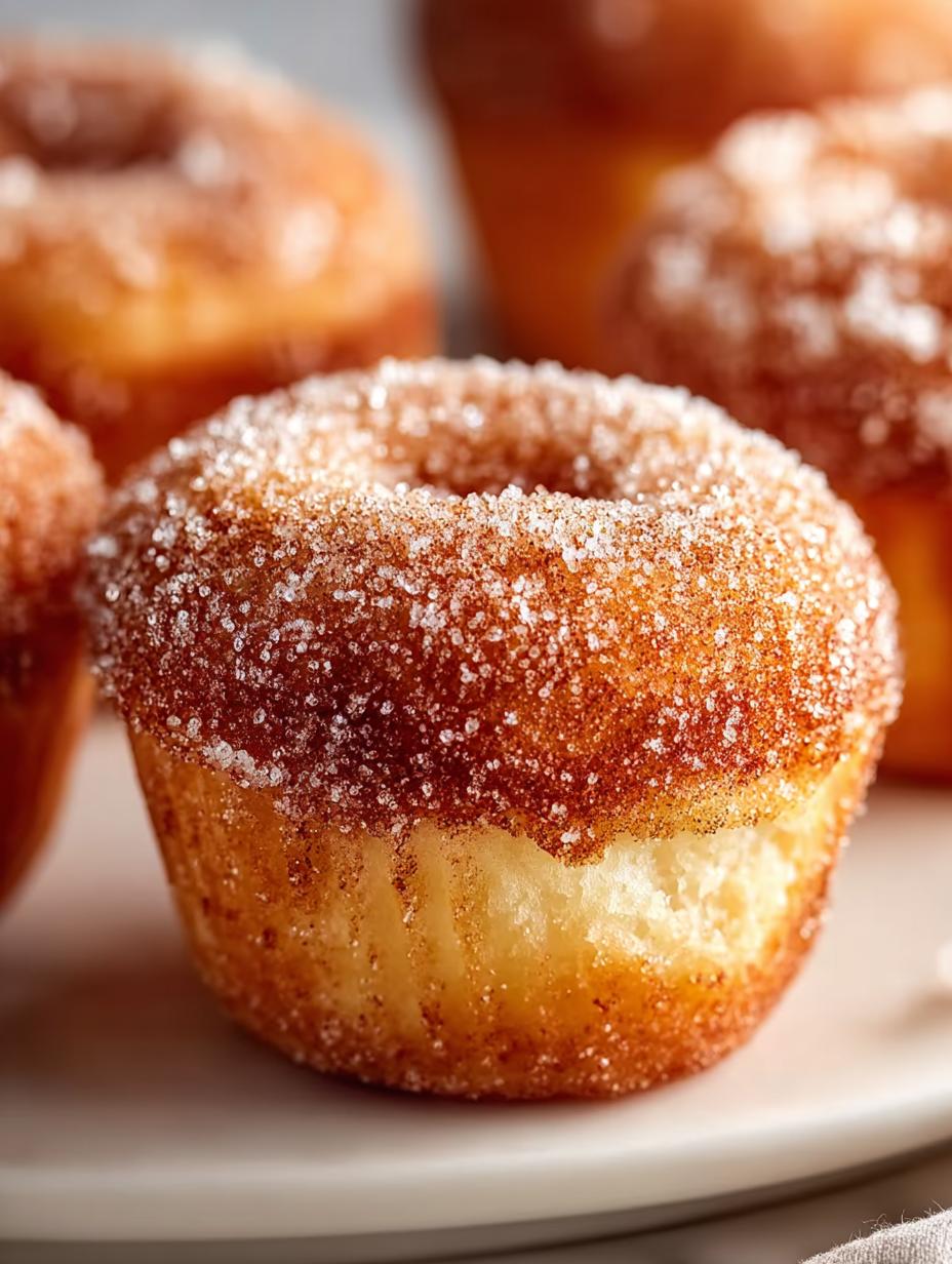 Fluffy Cinnamon Sugar Donut