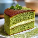 Fluffy Matcha Sponge Cake
