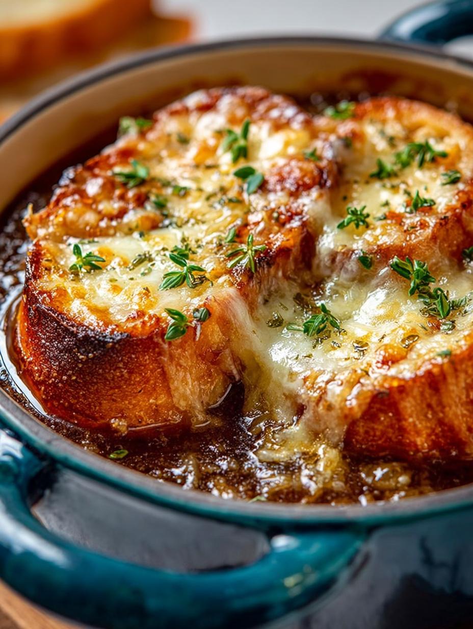 French Onion Soup with Gruyère Cheese: A Comforting Classic - French Onion Soup with - main visual representation
