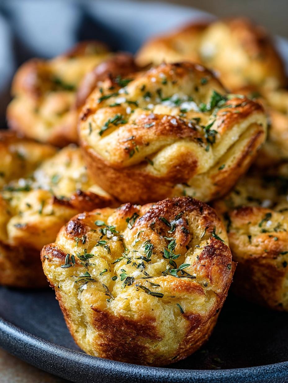 Delicious Garlic Herb Focaccia Muffins Recipe 5 Delicious Garlic Herb Focaccia Muffins Recipe - Garlic Herb Focaccia Muffins - main visual representation