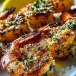 Garlic Parmesan Shrimp Skewers