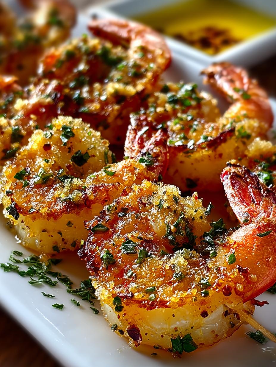 Garlic Parmesan Shrimp Skewers: A Flavorful Delight - Garlic Parmesan Shrimp Skewers - additional detail