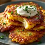 German Potato Pancakes Crispy