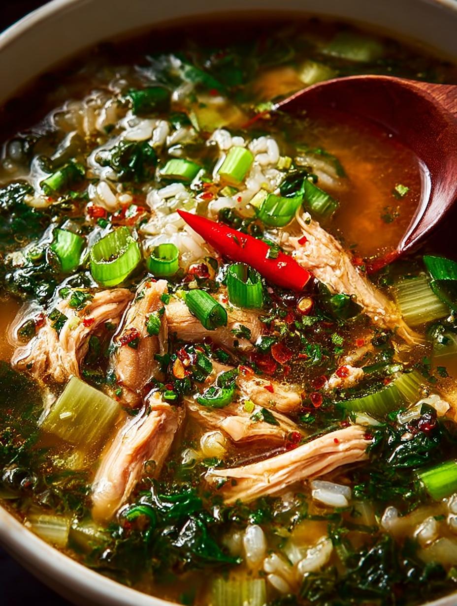 Comforting Ginger Chicken Rice Soup for Cozy Nights - Ginger Chicken Rice Soup - additional detail