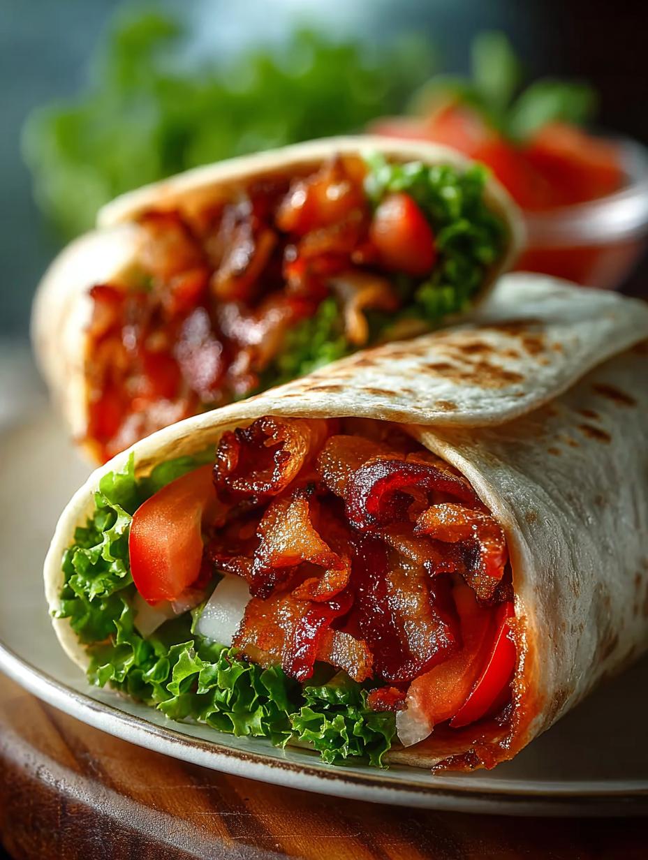 Gourmet BLT Wraps with Secret Sauce: A Flavorful Twist - Gourmet Blt Wraps with - additional detail