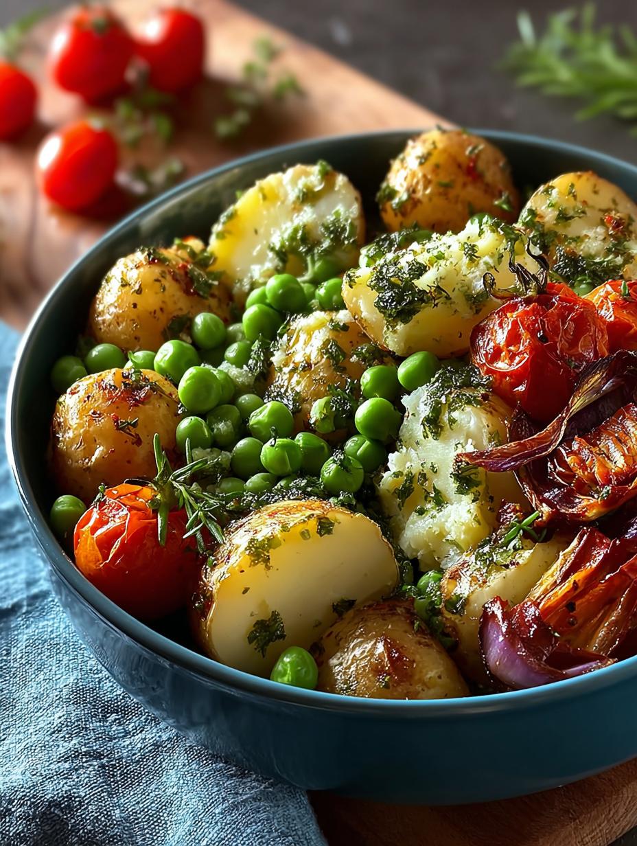 Greek Sweet Peas Potatoes