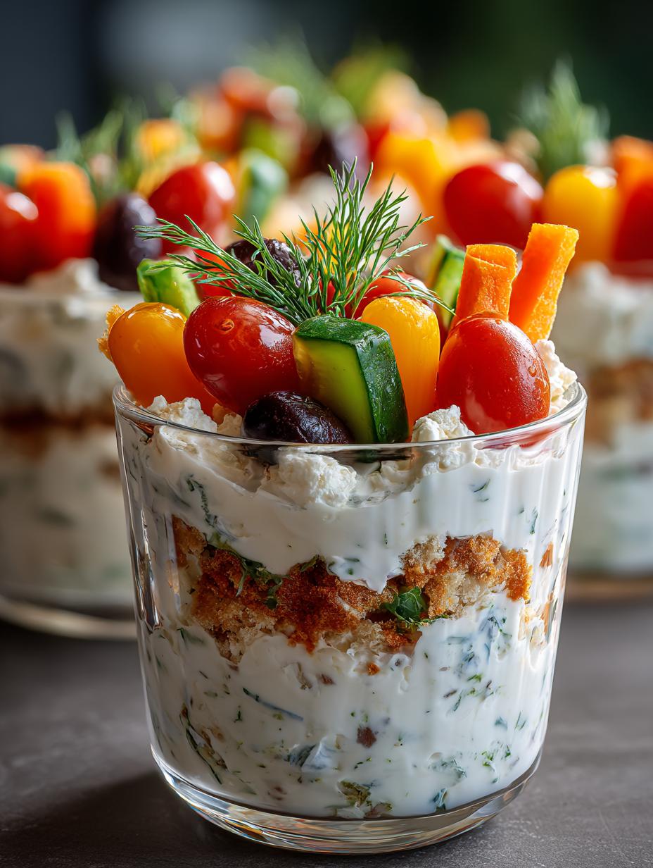 Greek Yogurt Ranch Veggie Cups: Fun and Healthy Snack - Greek Yogurt Ranch Veggie - additional detail