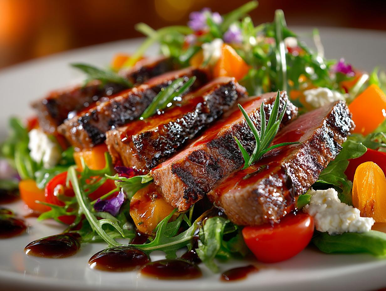 Ultimate Grilled Balsamic Steak Salad Recipe for Pure Bliss - Grilled Balsamic Steak Salad - additional detail