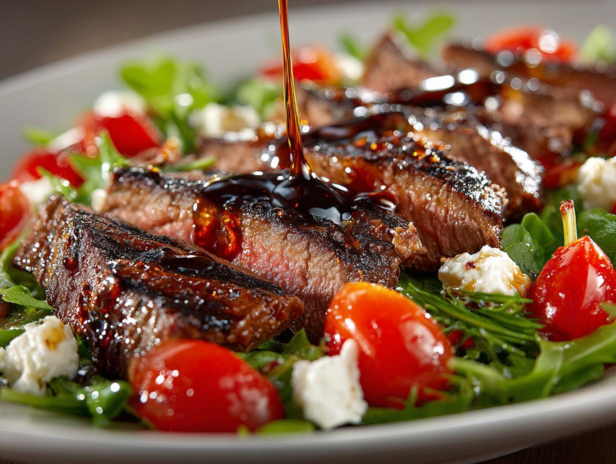 Grilled Balsamic Steak Salad