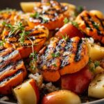 Grilled Sweet Potatoes Apples