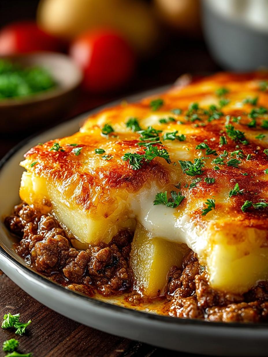 Ground Beef Potato Casserole: 7 Comforting Layers 6 Ground Beef Potato Casserole: 7 Comforting Layers - Ground Beef Potato Casserole - additional detail