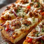 Ground Chicken Pizza Crust