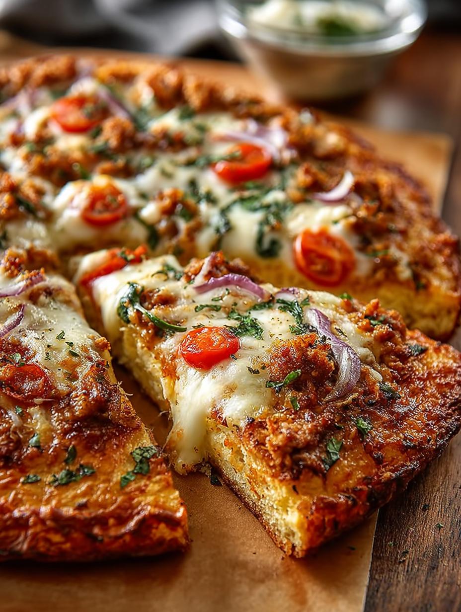 Ground Chicken Pizza Crust: 7 Reasons to Love This Recipe - Ground Chicken Pizza Crust - additional detail