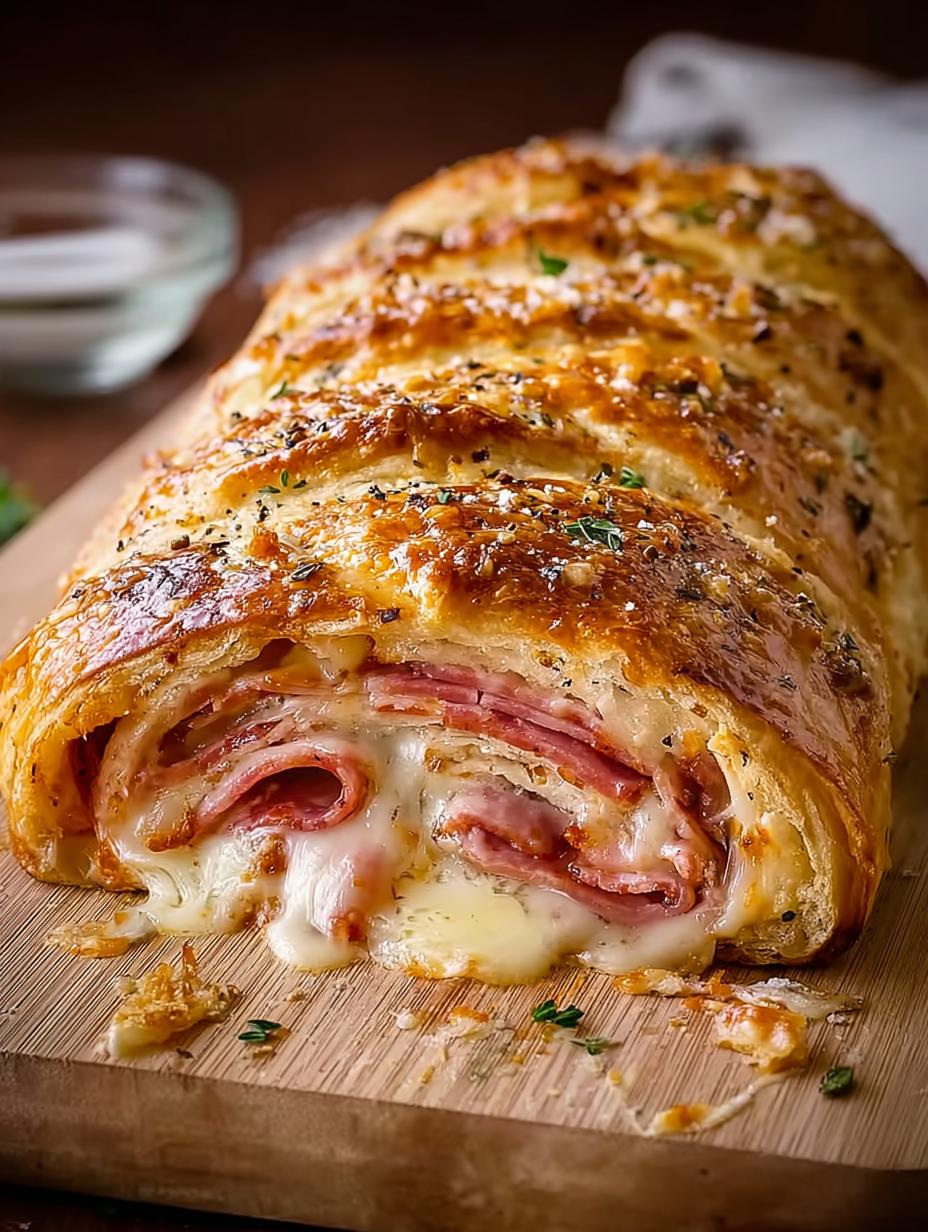 Delicious Ham Cheese Stromboli for Easy Dinner Nights - Ham Cheese Stromboli - additional detail