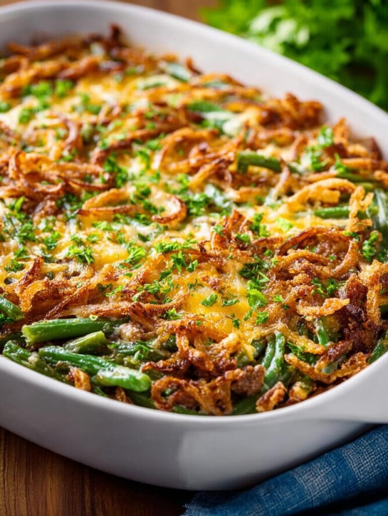 Hamburger Green Bean Casserole