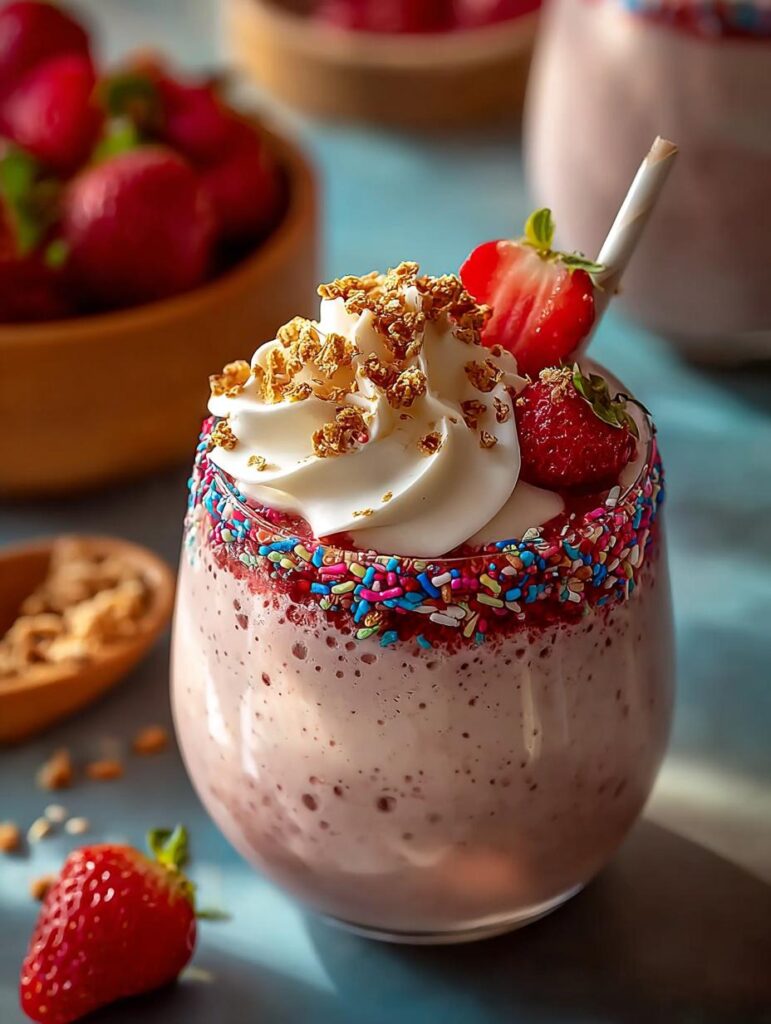 Healthy Birthday Cake Smoothie