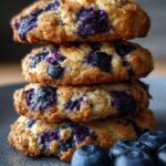 Healthy Blueberry Yogurt Cookies