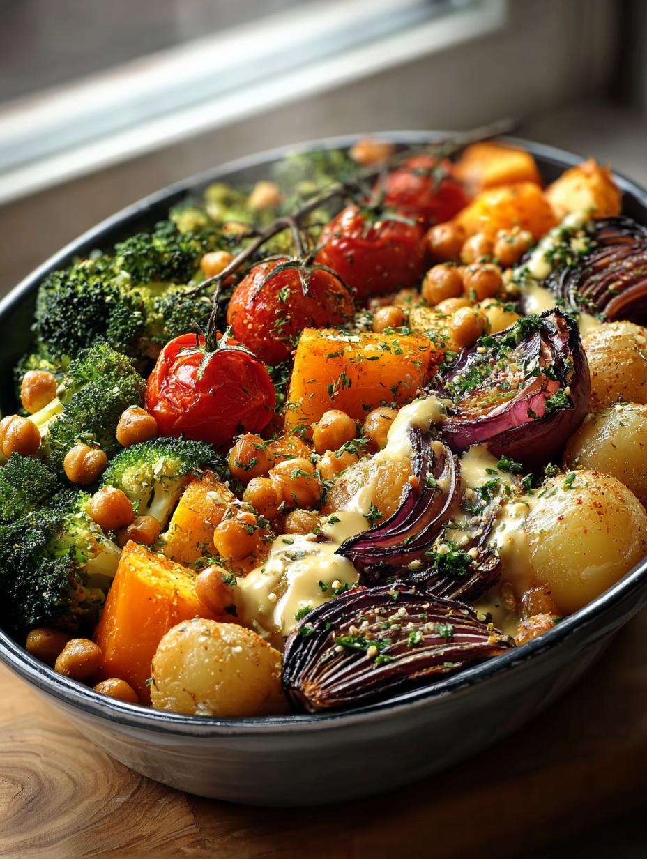 Healthy Roasted Veggie Chickpea Bowls: 5 Steps to Flavor 5 Healthy Roasted Veggie Chickpea Bowls: 5 Steps to Flavor - Healthy Roasted Veggie Chickpea - main visual representation