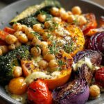 Healthy Roasted Veggie Chickpea