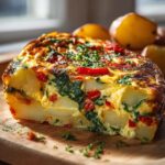 Hearty Potato Veggie Frittata